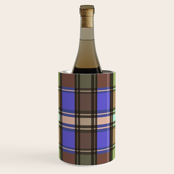 Fusion Colorful Toned Grids Wine Chiller Gallery Image 1