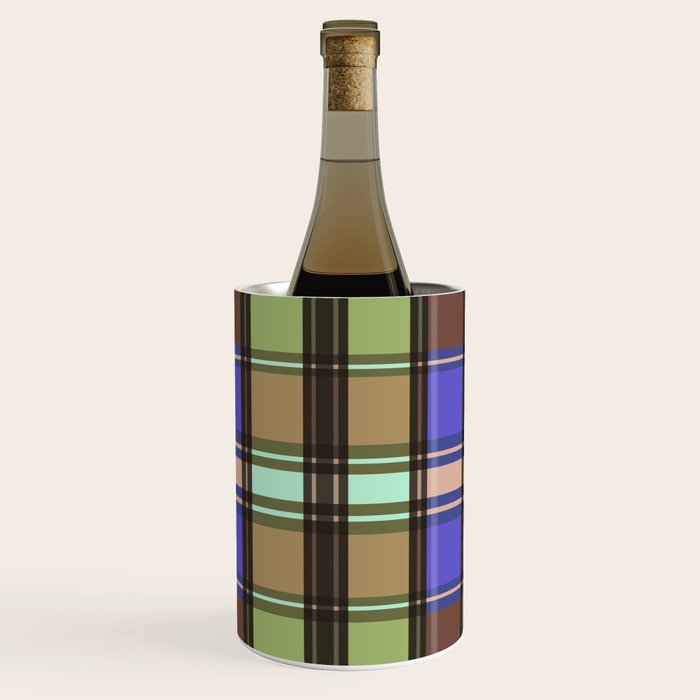 Fusion Colorful Toned Grids Wine Chiller Gallery Image 2