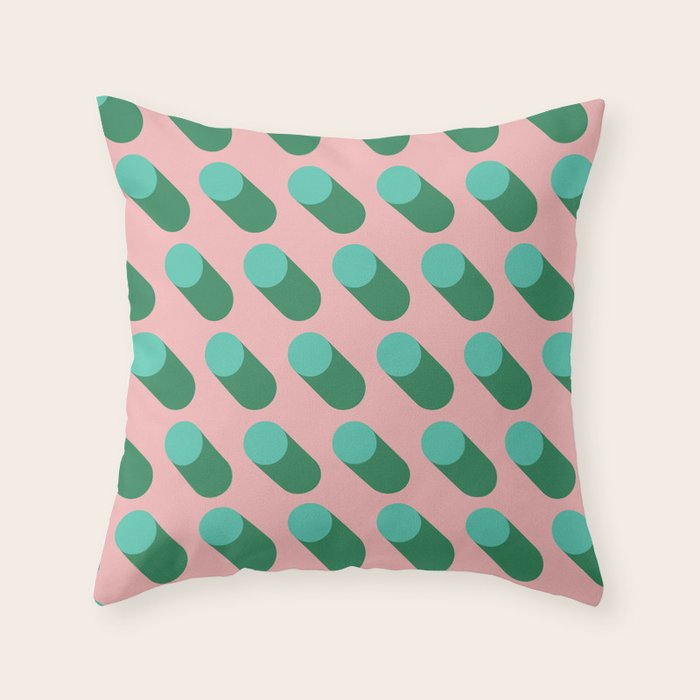 BAUHAUS POP BASIL Throw Pillow Gallery Image 6