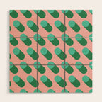 BAUHAUS POP BASIL Wood Wall Art Gallery Image 1