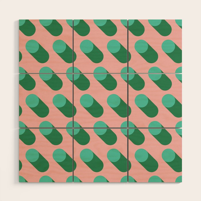 BAUHAUS POP BASIL Wood Wall Art Gallery Image 1