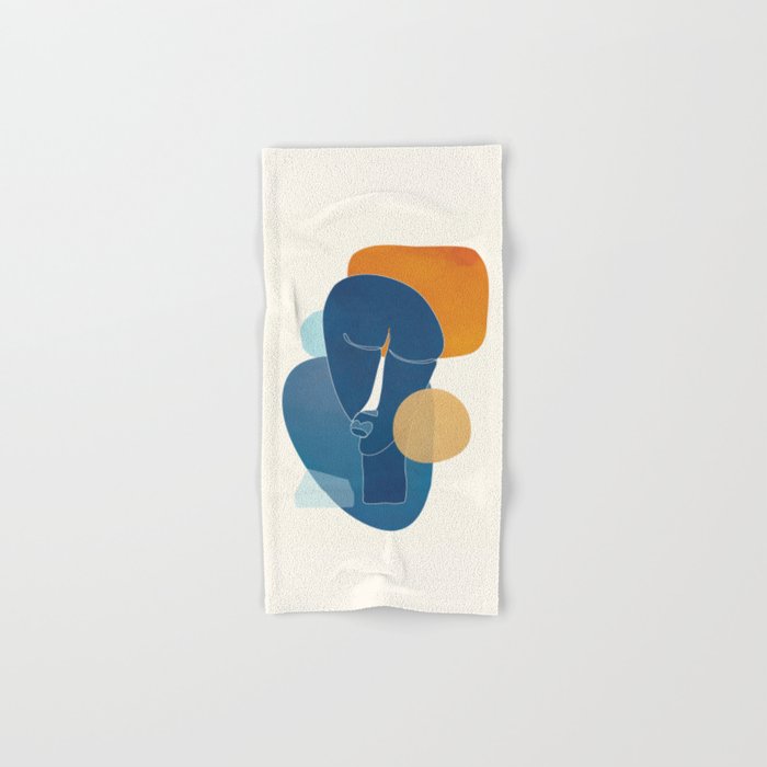 Abstract Mask Design 2 Bath Towel Gallery Image 1