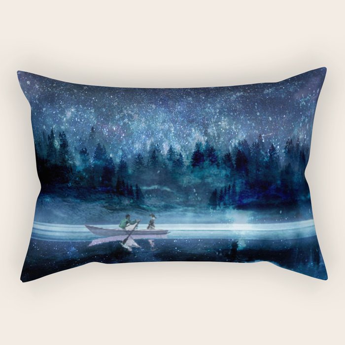 Night Sky Rectangular Pillow Gallery Image 1