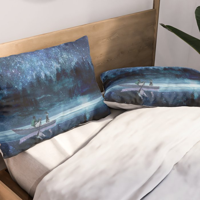 Night Sky Pillow Sham Gallery Image 2
