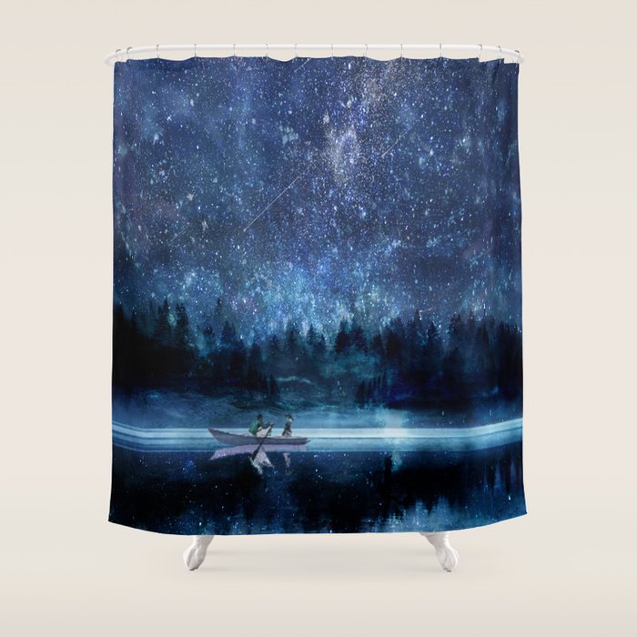 Night Sky Shower Curtain Gallery Image 1
