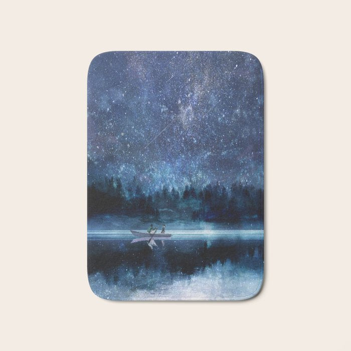Night Sky Bath Mat Gallery Image 1