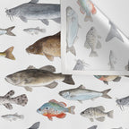 A Few Freshwater Fish Wall Tapestry Gallery Image 3