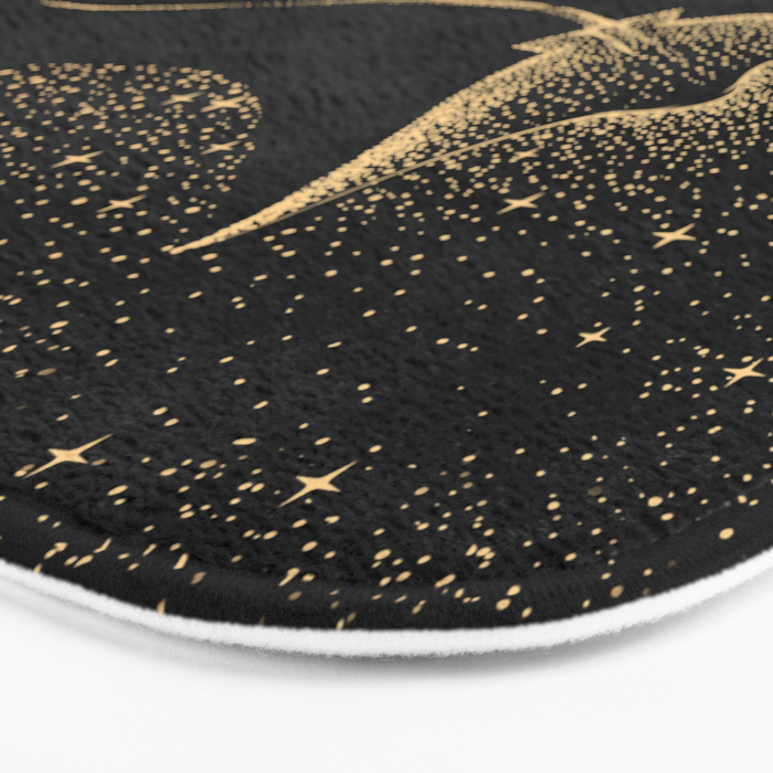 Star Collector Dark GOLD Version Bath Mat Gallery Image 3