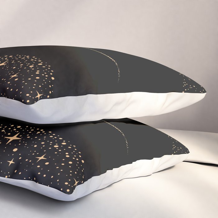 Star Collector Dark GOLD Version Pillow Sham Gallery Image 3