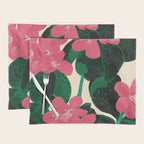 Azalea Blossoms with Jade Leaves Placemat Gallery Image 1
