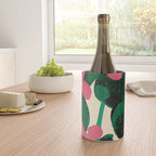 Azalea Blossoms with Jade Leaves Wine Chiller Gallery Image 4