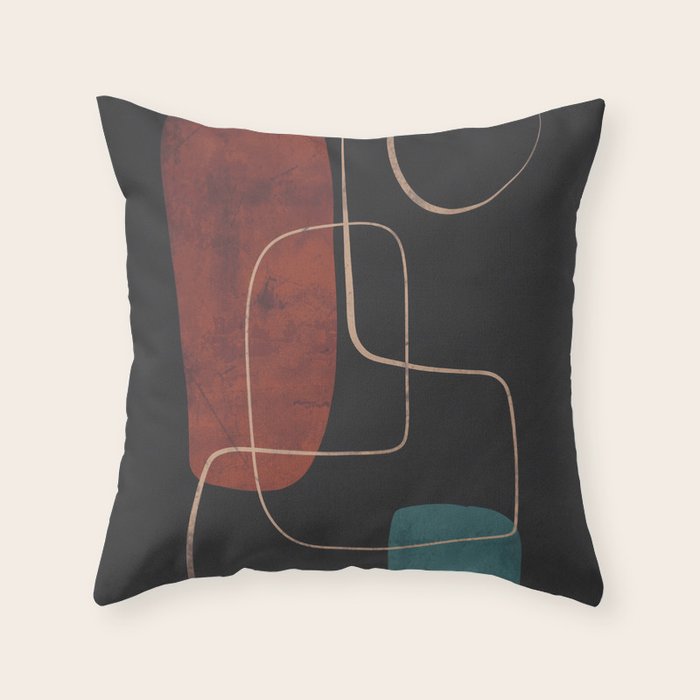 Modern Abstract Art 16 Throw Pillow Gallery Image 6