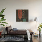 Modern Abstract Art 16 Wood Wall Art Gallery Image 2