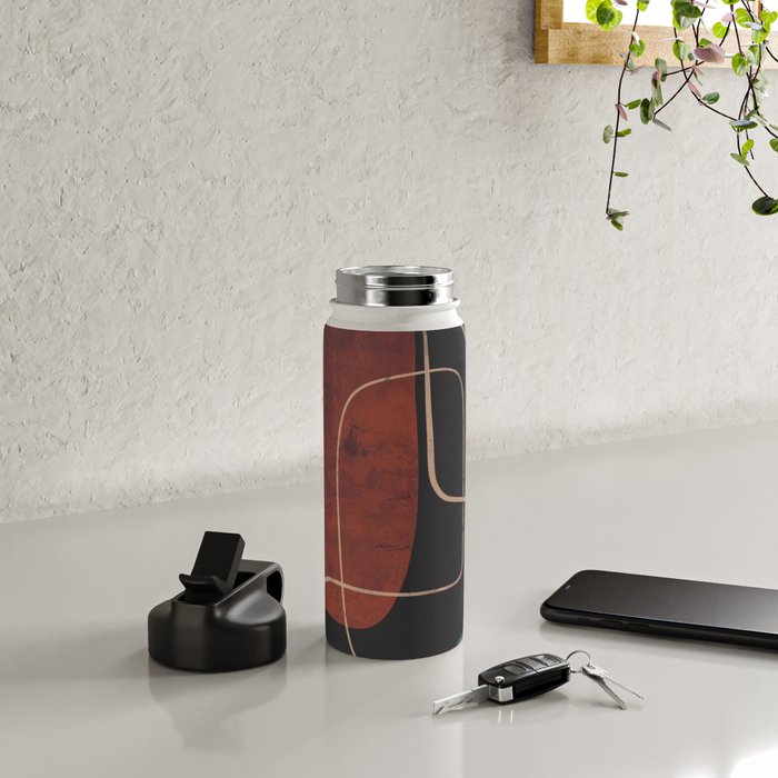 Modern Abstract Art 16 Water Bottle Gallery Image 4