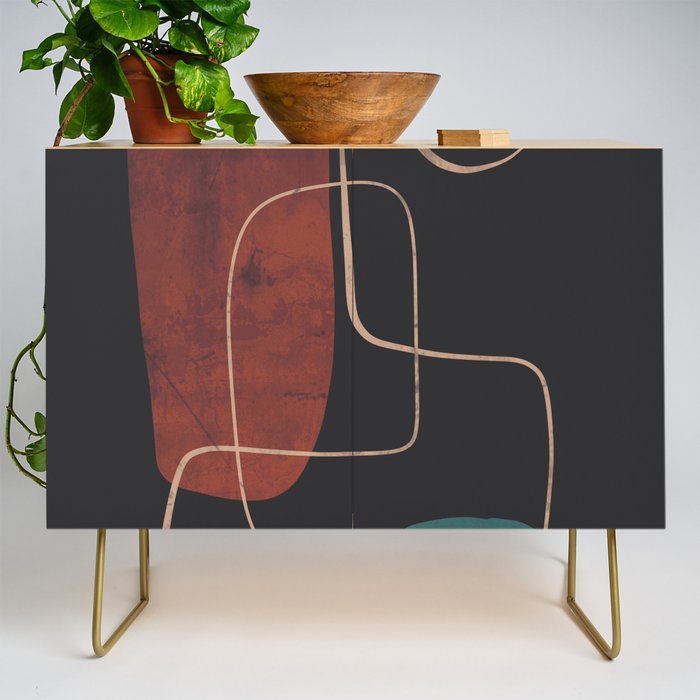 Modern Abstract Art 16 Credenza Gallery Image 1