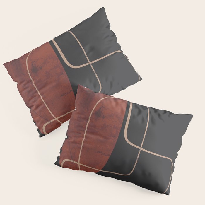 Modern Abstract Art 16 Pillow Sham Gallery Image 1