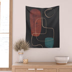 Modern Abstract Art 16 Wall Tapestry Gallery Image 2