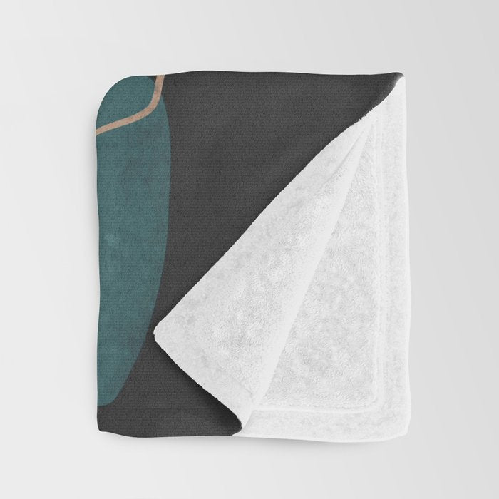 Modern Abstract Art 16 Throw Blanket Gallery Image 3