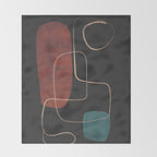 Modern Abstract Art 16 Throw Blanket Gallery Image 2