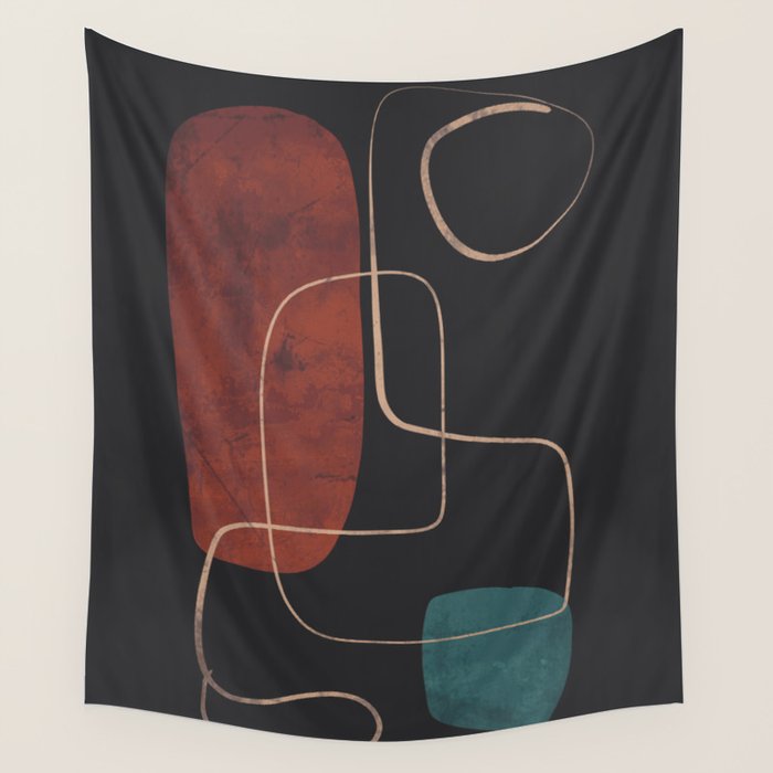Modern Abstract Art 16 Wall Tapestry Gallery Image 1