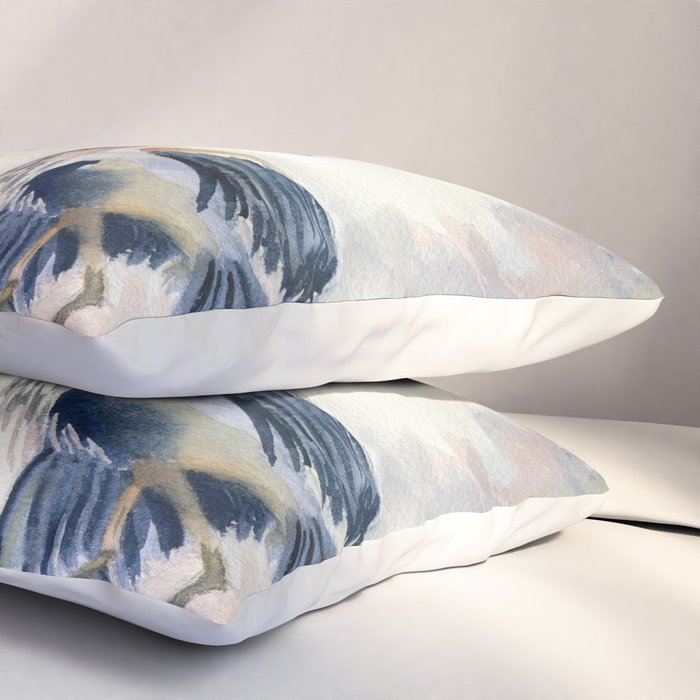 Great Blue Heron Couple Pillow Sham Gallery Image 3