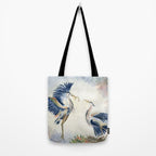 Great Blue Heron Couple Tote Bag Gallery Image 2
