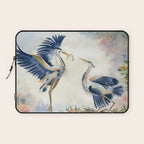 Great Blue Heron Couple Laptop Sleeve Gallery Image 1