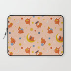 Collection of women holding planet with dream universe. Laptop Sleeve Gallery Image 1
