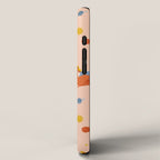 Collection of women holding planet with dream universe. iPhone Case Gallery Image 2