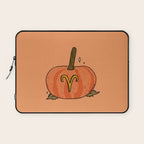 Aries Pumpkin Laptop Sleeve Gallery Image 1