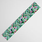Flower garden hand painted floral pattern Table Runner Gallery Image 3