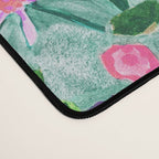 Flower garden hand painted floral pattern Desk Mat Gallery Image 4