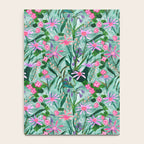 Flower garden hand painted floral pattern Notebook Gallery Image 4