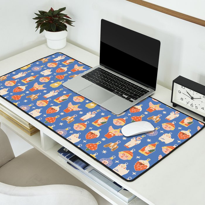 Christmas baubles Desk Mat Gallery Image 2
