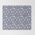 Christmas baubles Throw Blanket Gallery Image 2