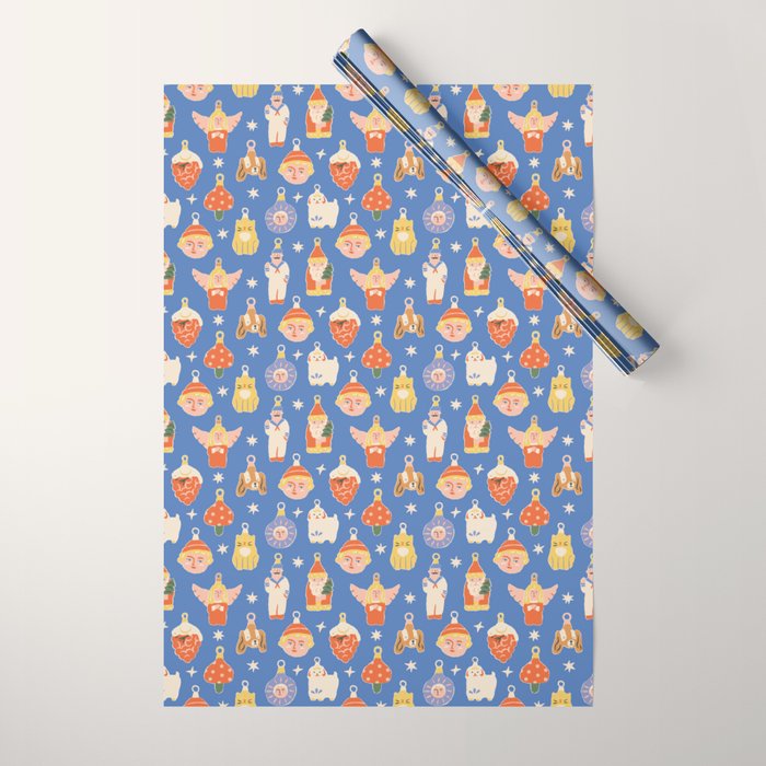 Christmas baubles Wrapping Paper Gallery Image 1