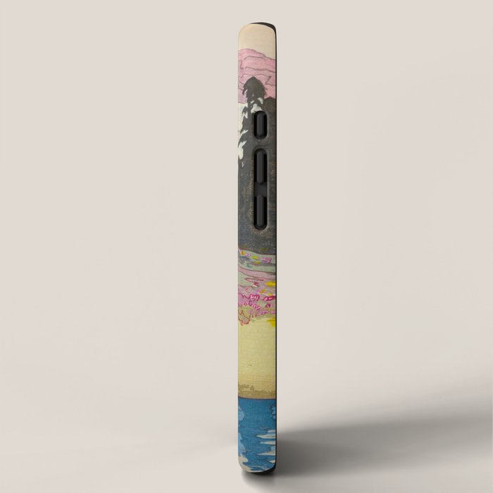 Mount Rainier Vintage Beautiful Japanese Woodblock Print Hiroshi Yoshida iPhone Case Gallery Image 2