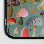 Mushroom Collection - Mint Laptop Sleeve Gallery Image 3