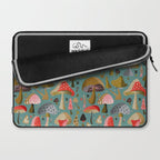 Mushroom Collection - Mint Laptop Sleeve Gallery Image 2