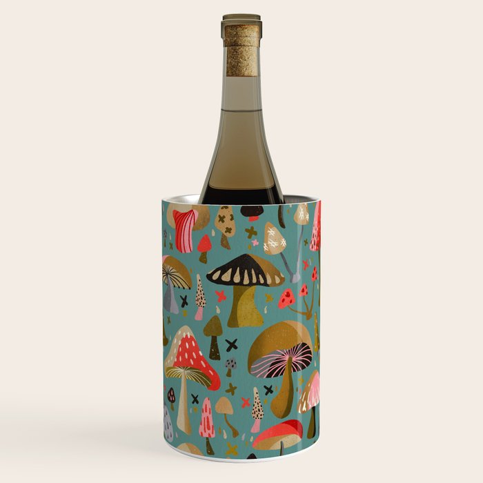 Mushroom Collection - Mint Wine Chiller Gallery Image 1