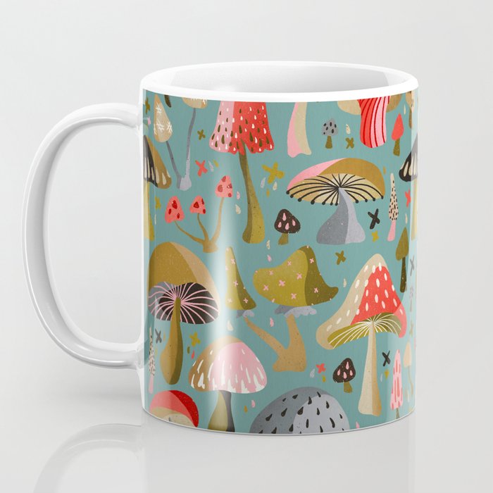 Mushroom Collection - Mint Coffee Mug Gallery Image 3