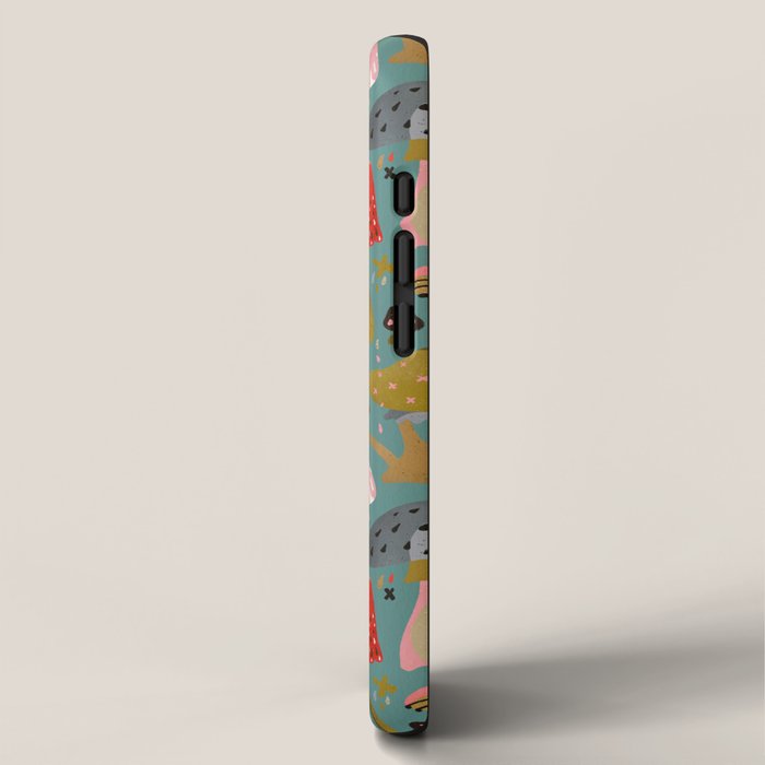Mushroom Collection - Mint iPhone Case Gallery Image 2