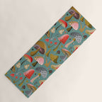Mushroom Collection - Mint Yoga Mat Gallery Image 1