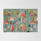 Mushroom Collection - Mint Rug Gallery Image 2