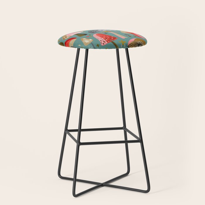 Mushroom Collection - Mint Stool Gallery Image 1