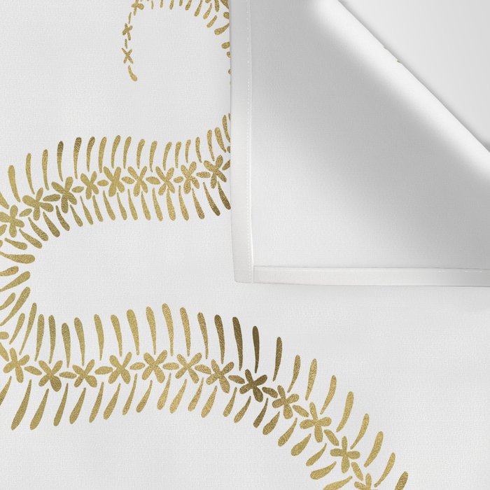 Snake Skeleton - Gold Wall Tapestry Gallery Image 3