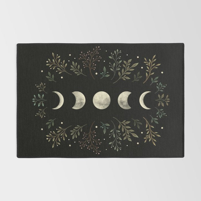 Moonlight Garden - Olive Green Rug Gallery Image 2