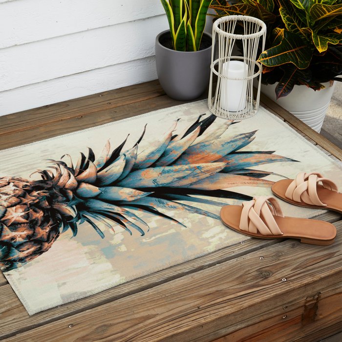 PINEAPPLE 3 Outdoor Rug Gallery Image 2
