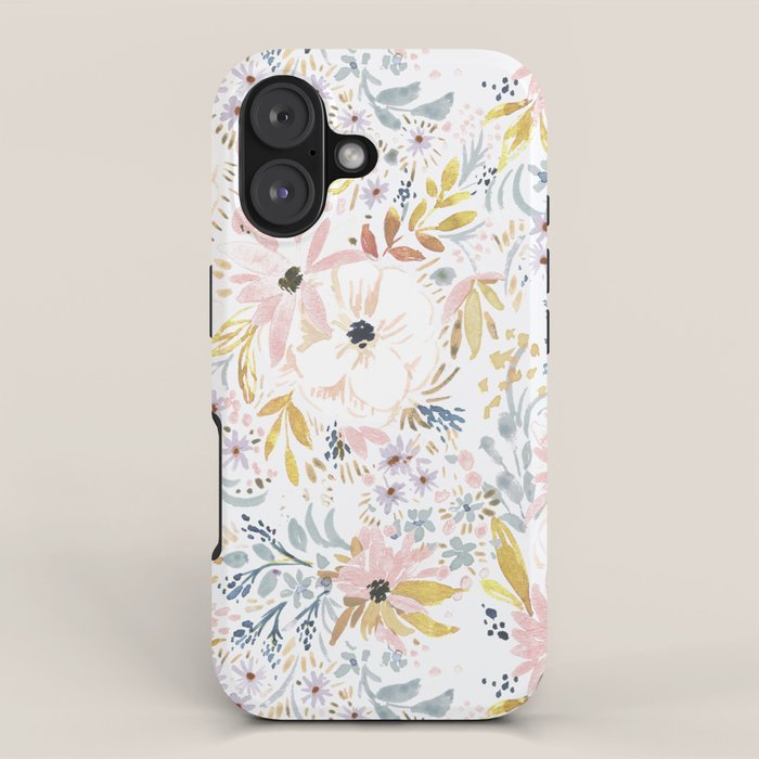 Pink Sunflower Meadow Summer iPhone Case Gallery Image 1