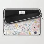 Pink Sunflower Meadow Summer Laptop Sleeve Gallery Image 2